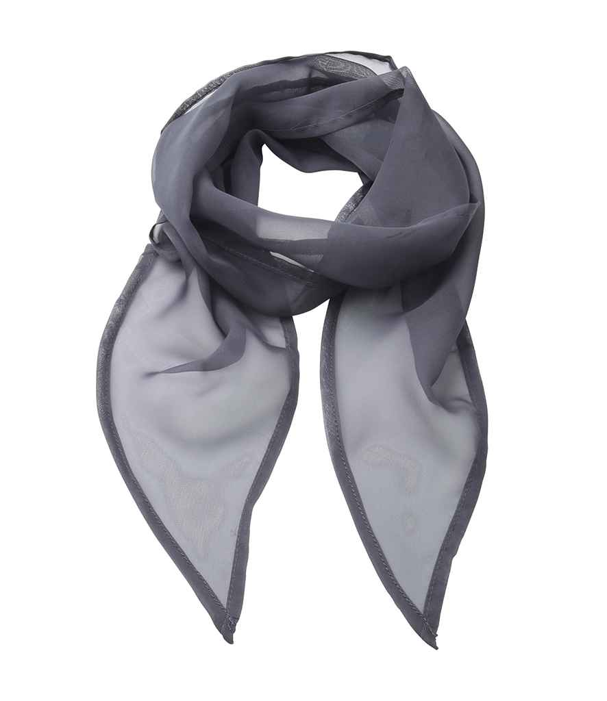 Premier 'Colours' Chiffon Scarf Steel