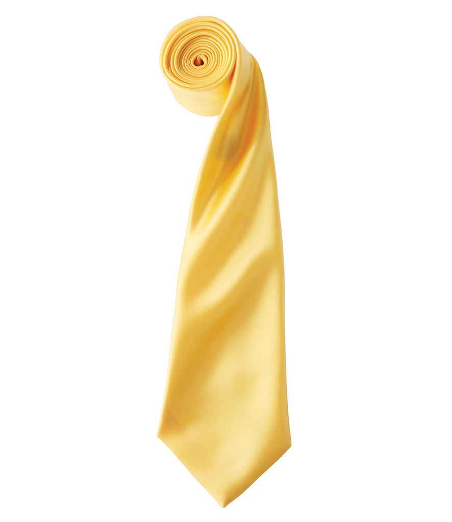 Premier 'Colours' Satin Tie Sunflower