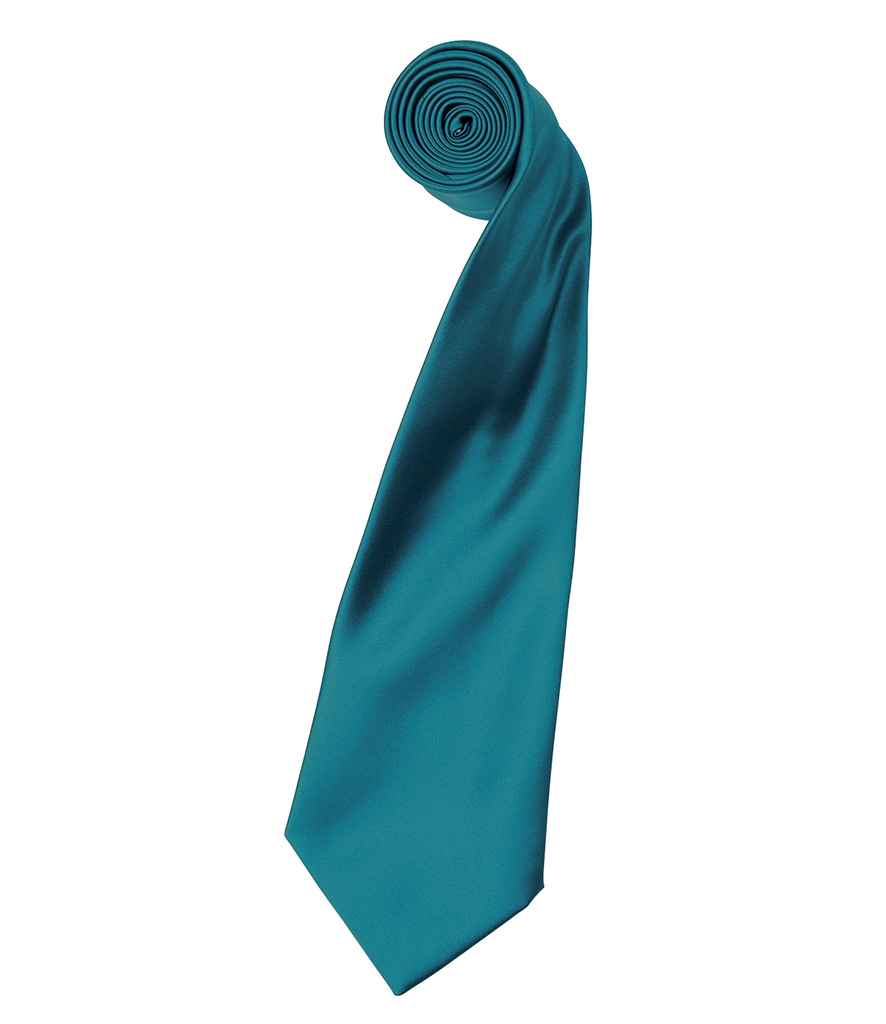Premier 'Colours' Satin Tie Teal