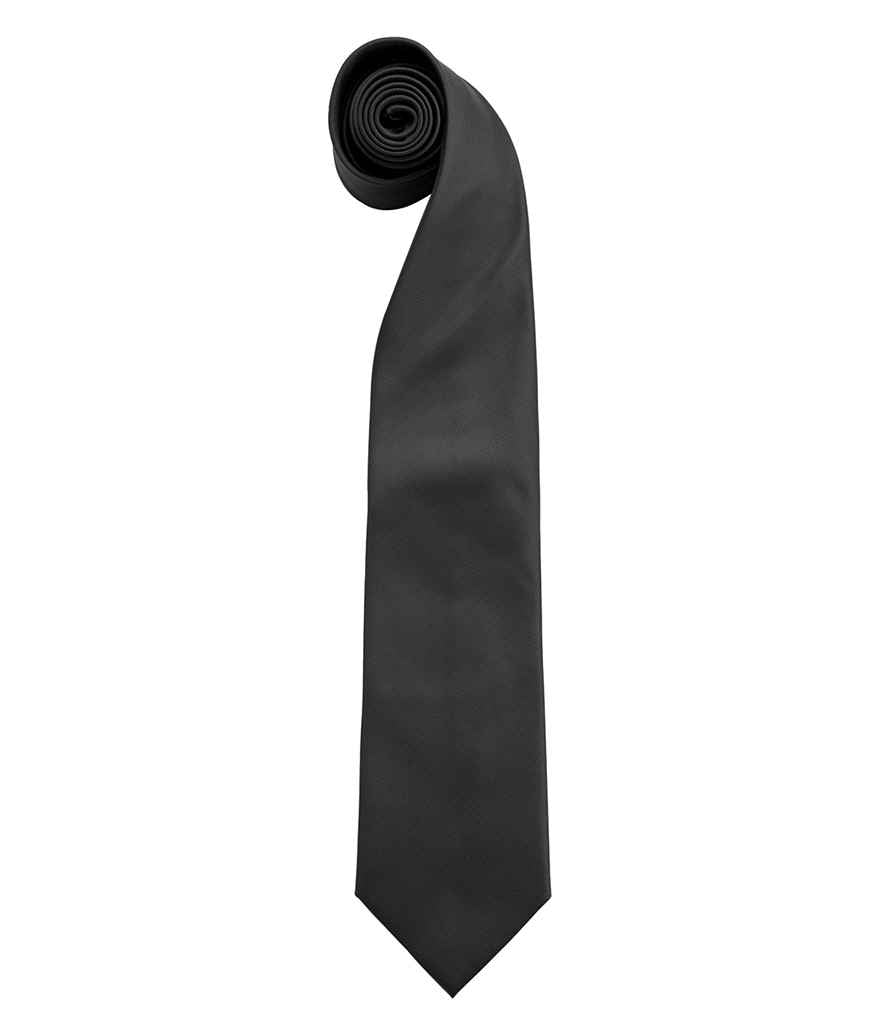 Premier 'Colours' Fashion Tie Black