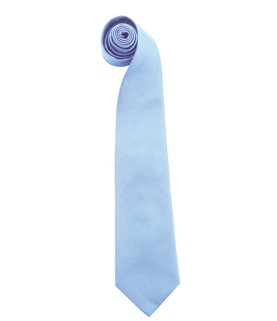 Premier 'Colours' Fashion Tie Mid Blue