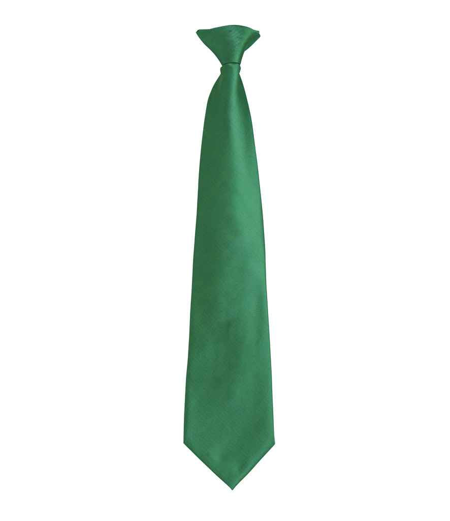 Premier 'Colours' Fashion Clip Tie Emerald