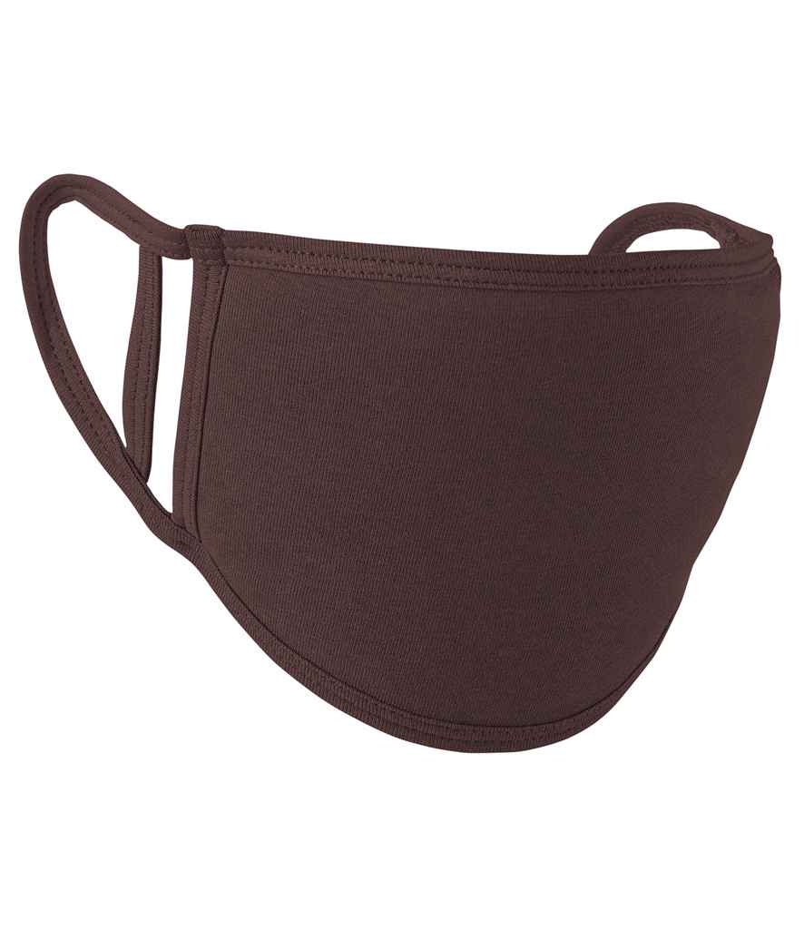 Premier Washable 2-Ply Face Cover - Pack of 5 Brown