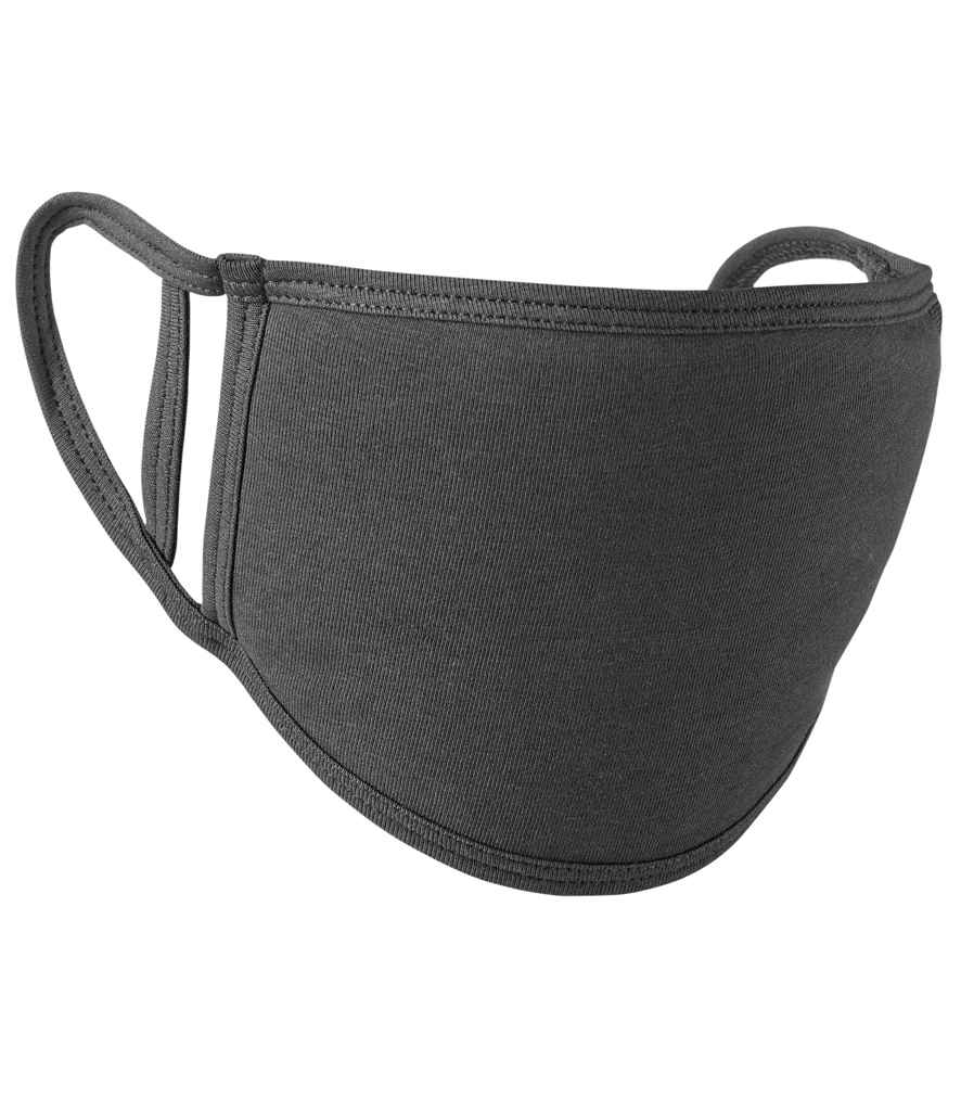 Premier Washable 2-Ply Face Cover - Pack of 5 Dark Grey