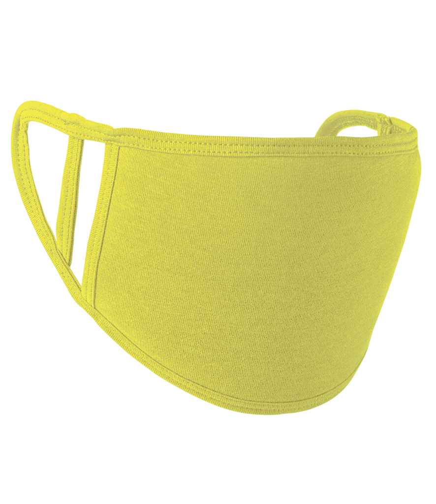 Premier Washable 2-Ply Face Cover - Pack of 5 Lime Green