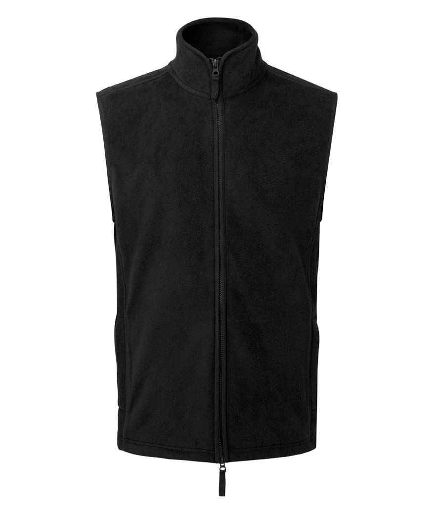 Premier Artisan Fleece Gilet Black/Black