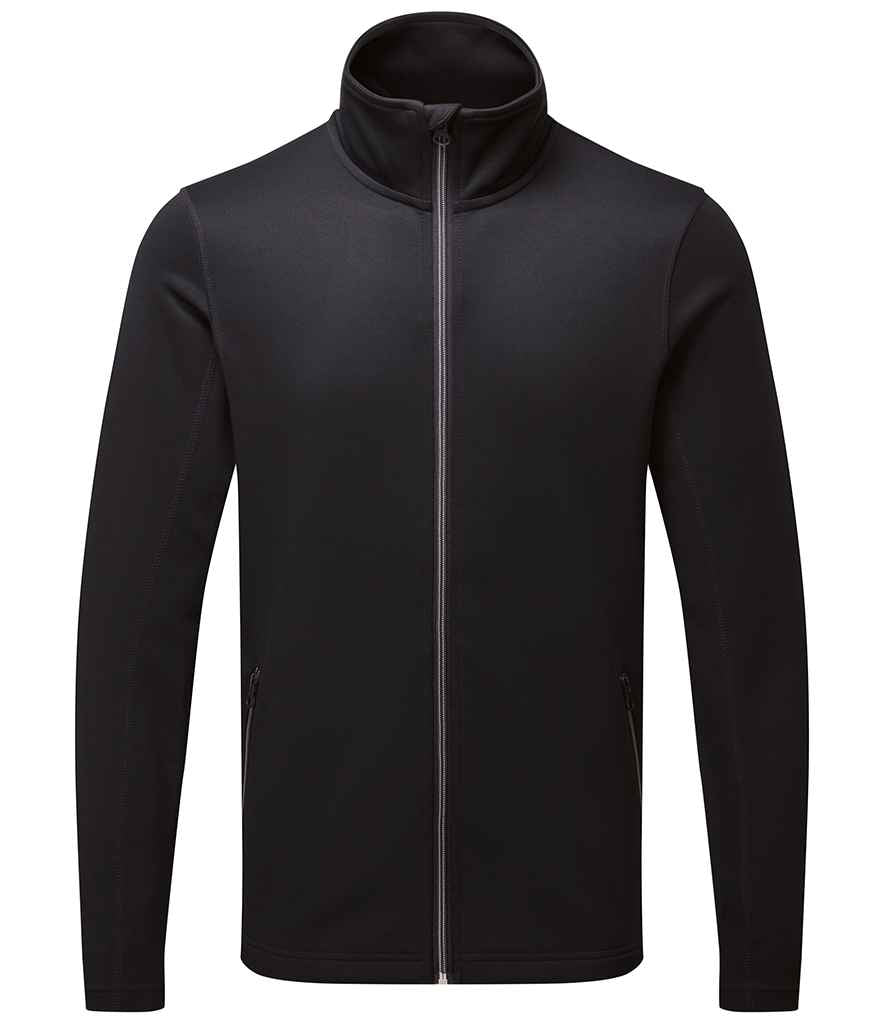 Premier Spun Dyed Recycled Zip Through Sweat Jacket Black