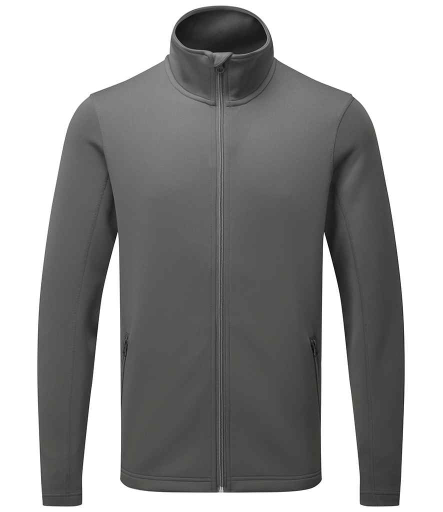 Premier Spun Dyed Recycled Zip Through Sweat Jacket Dark Grey