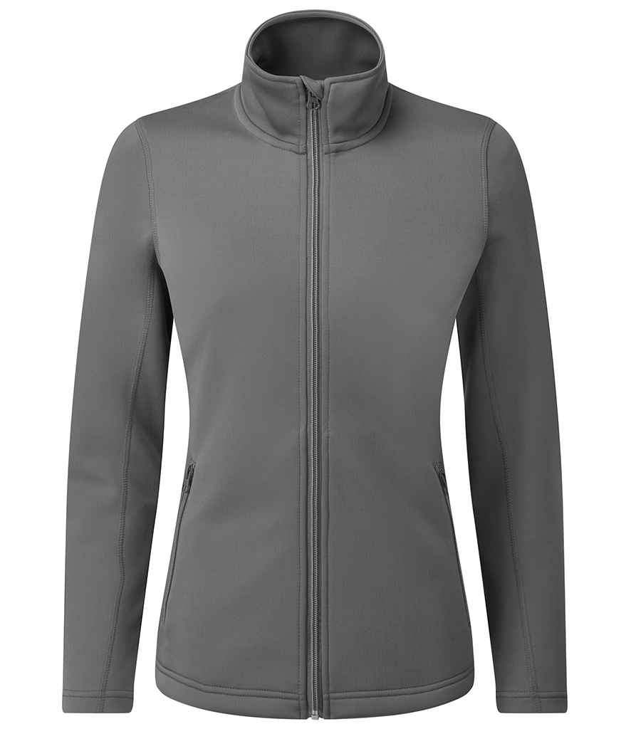 Premier Ladies Spun Dyed Recycled Zip Through Sweat Jacket Dark Grey