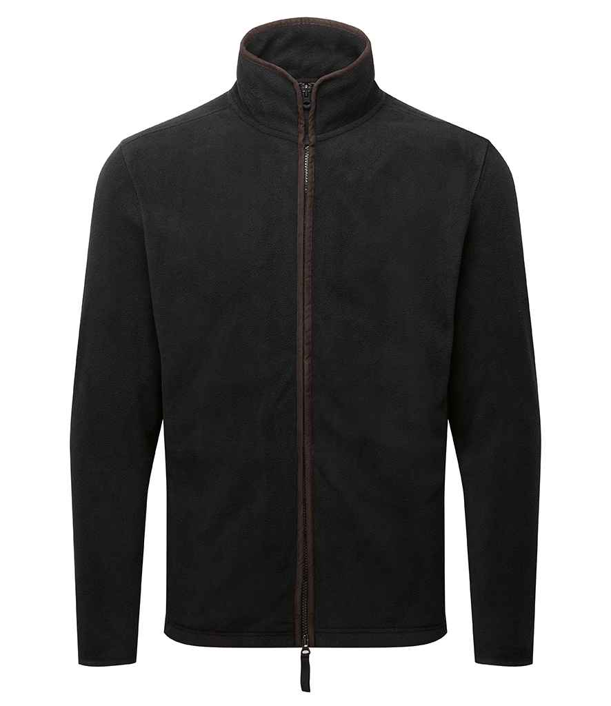 Premier Artisan Fleece Jacket Black/Brown