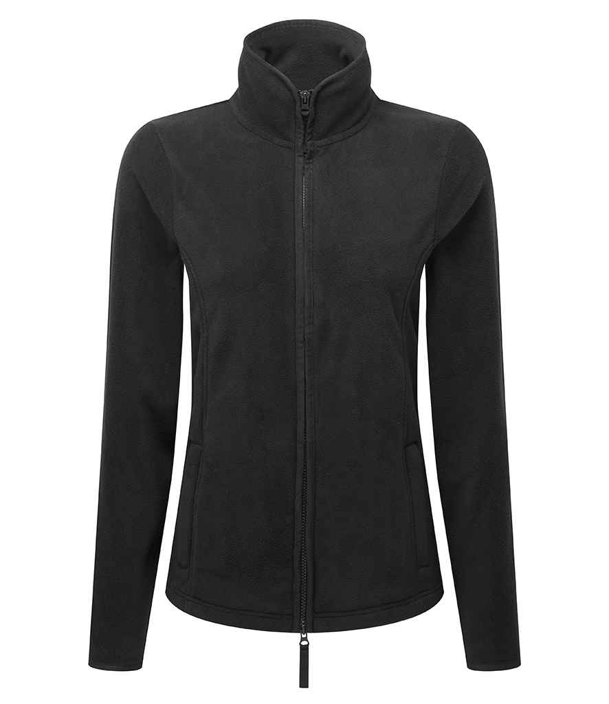 Premier Ladies Artisan Fleece Jacket Black/Black