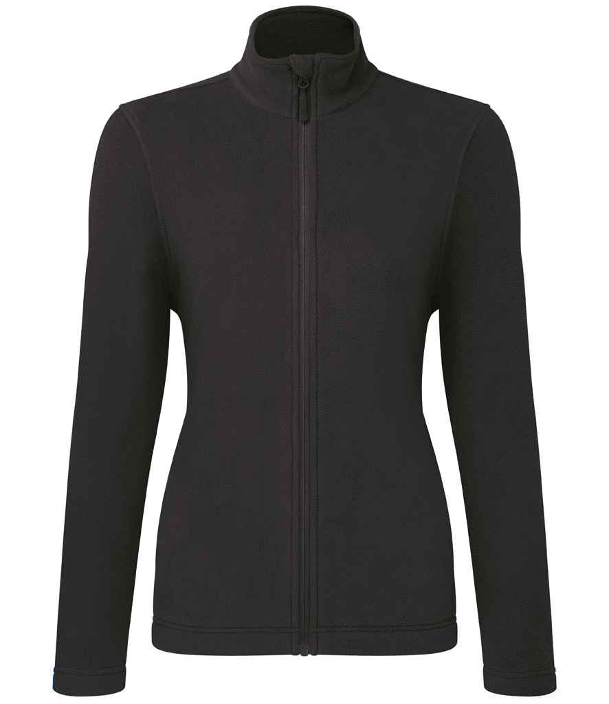 Premier Ladies Recyclight® Full Zip Micro Fleece Jacket Black