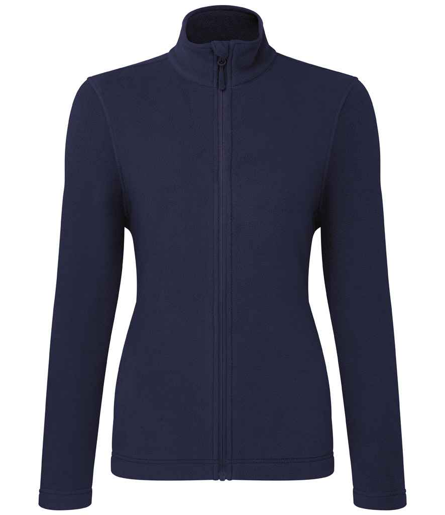 Premier Ladies Recyclight® Full Zip Micro Fleece Jacket Navy