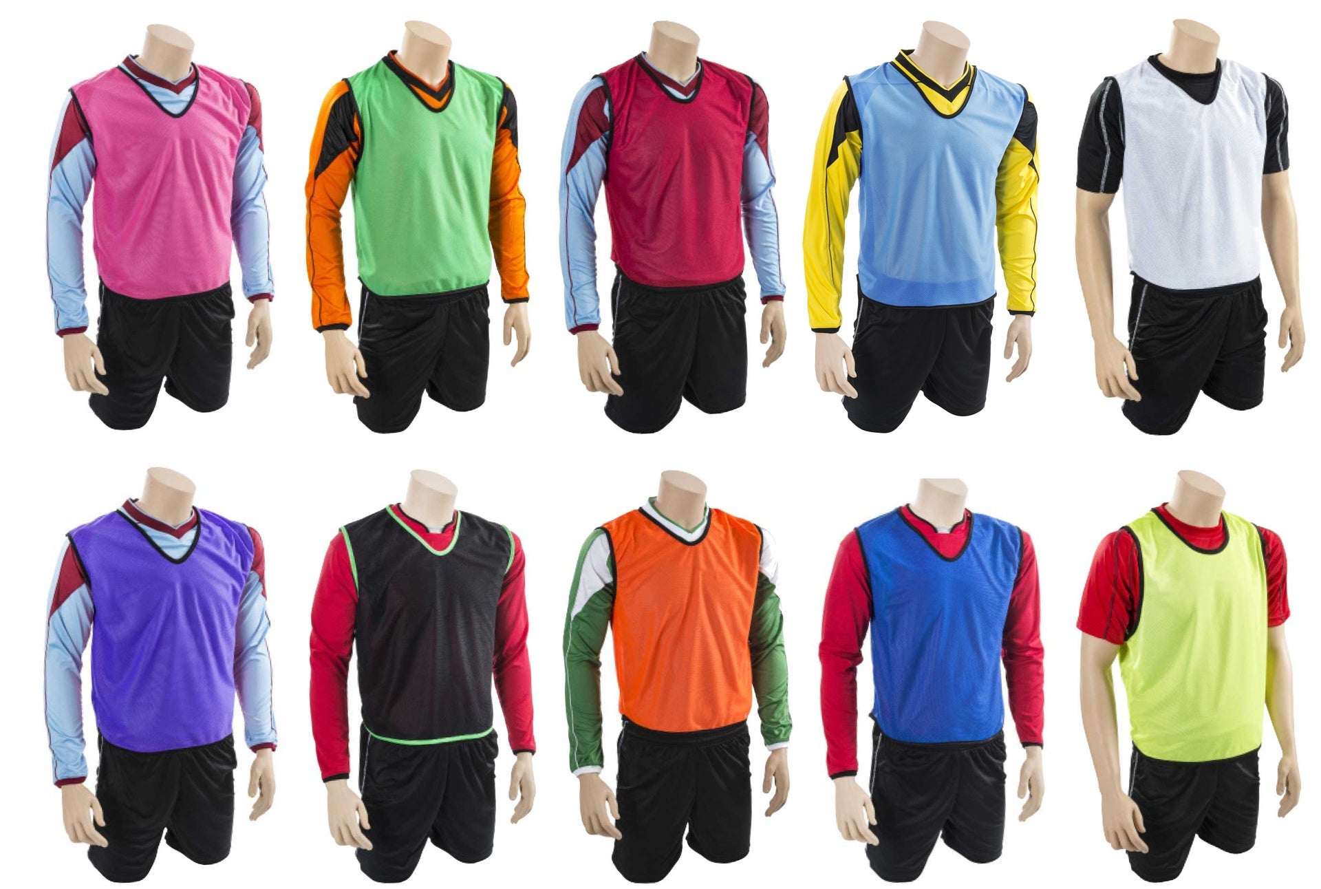 Plain Mesh Training Bib (Youth, Adult) - Precision - Lancashire Teamwear