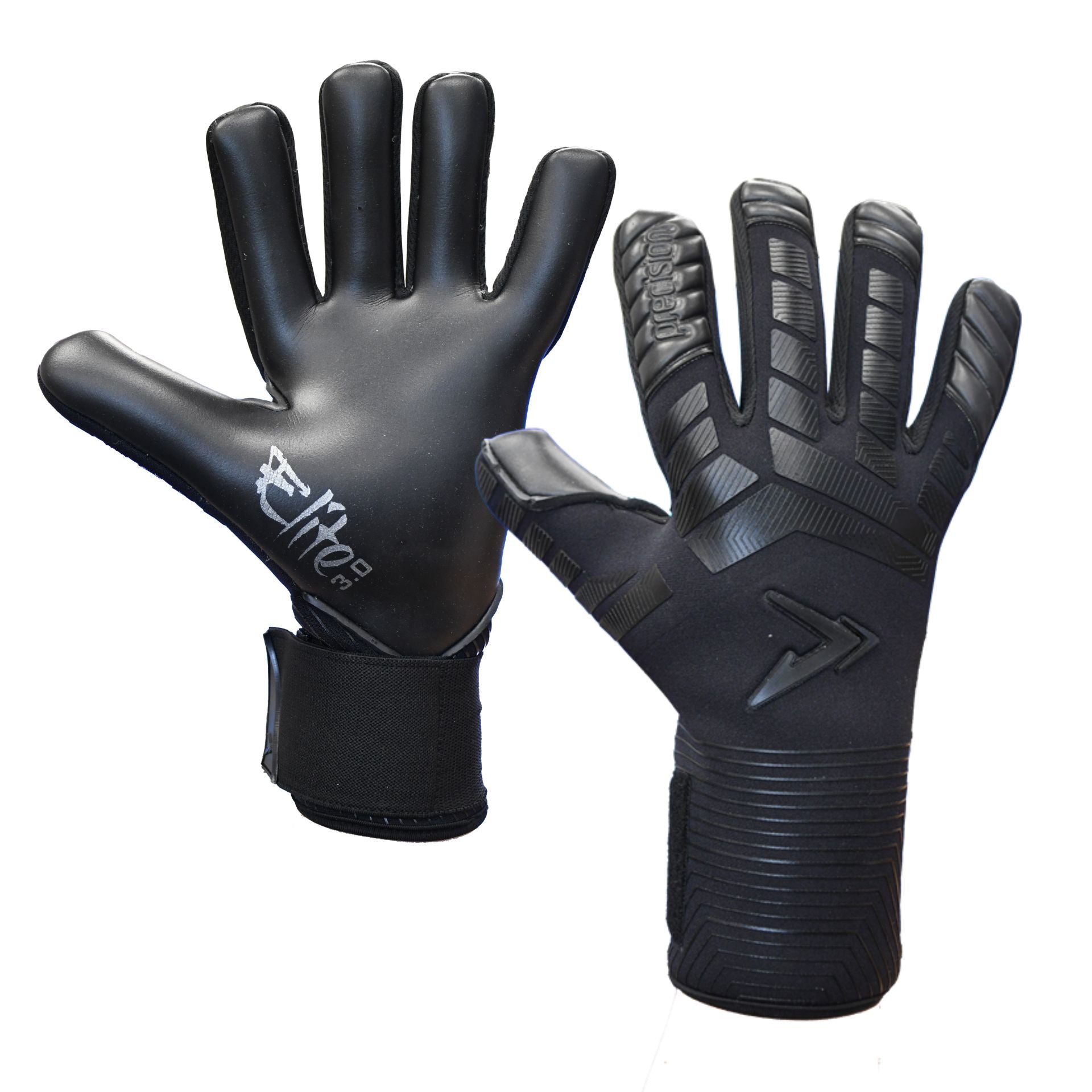 Precision Elite 3.0 Blackout Contact Goalkeeper Gloves - Lancashire Teamwear