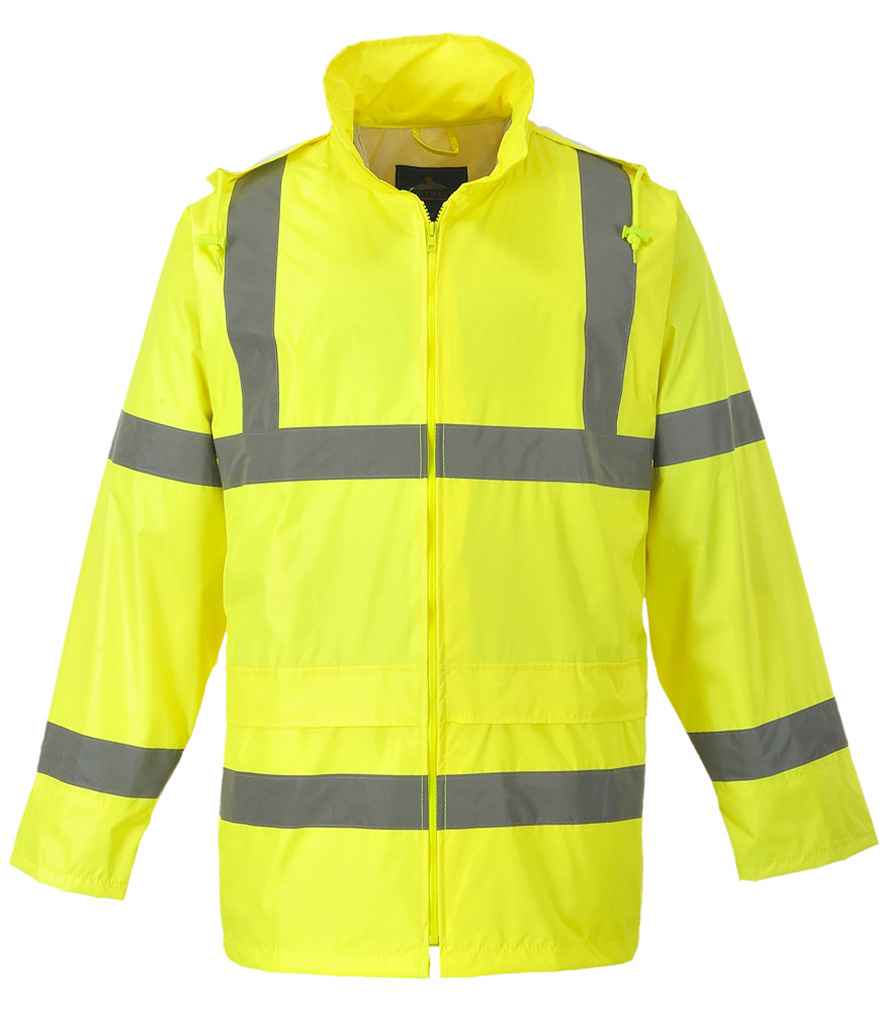 Portwest Hi-Vis Rain Jacket Yellow