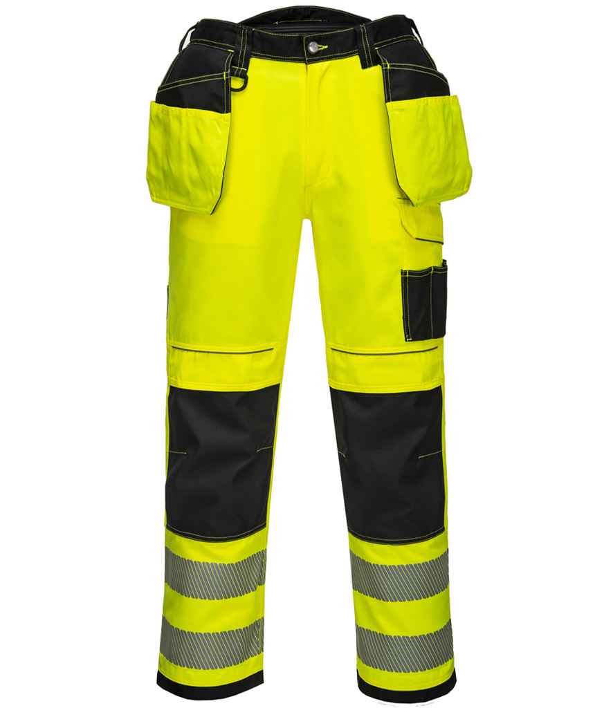 Portwest PW3 Hi-Vis Trousers Yellow/Black