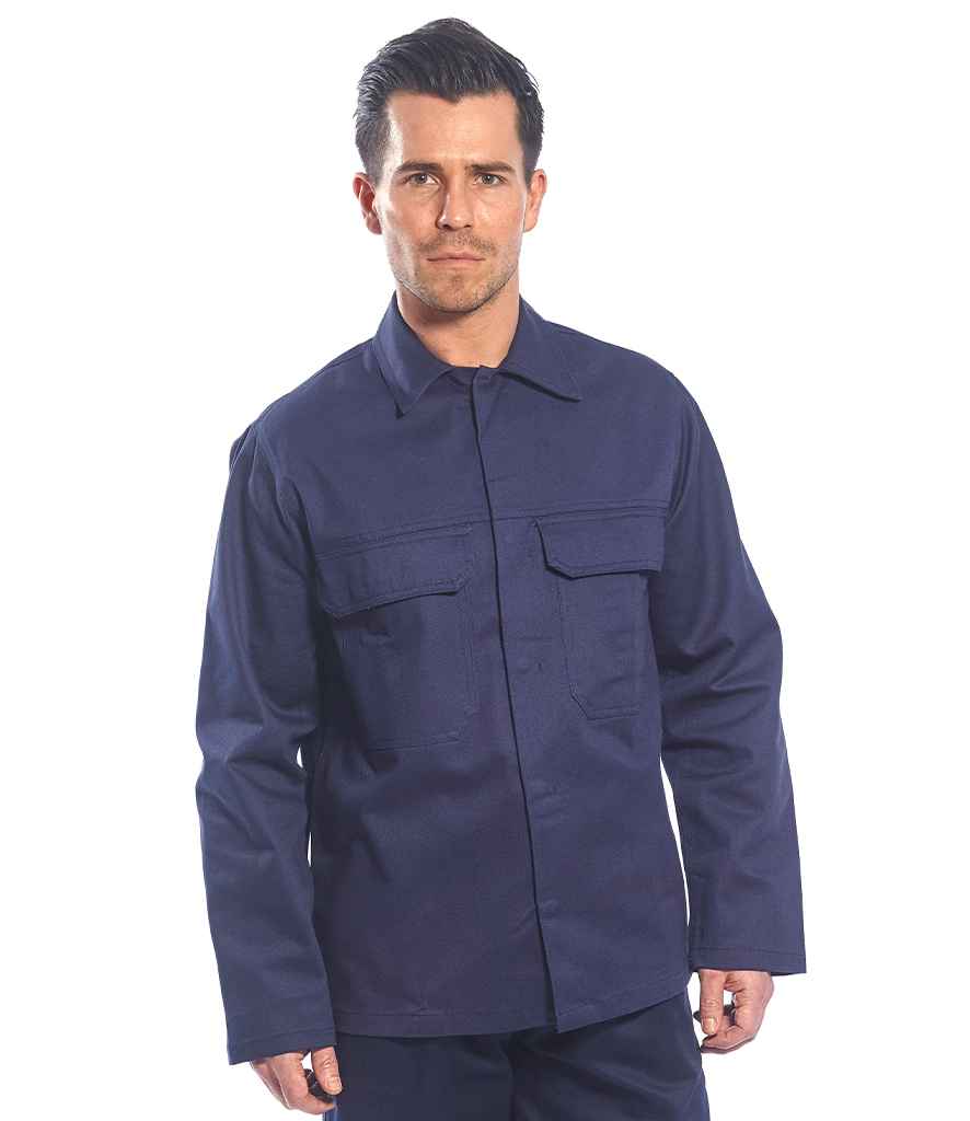Portwest Bizweld™ Flame Resistant Jacket | Navy - Lancashire Teamwear