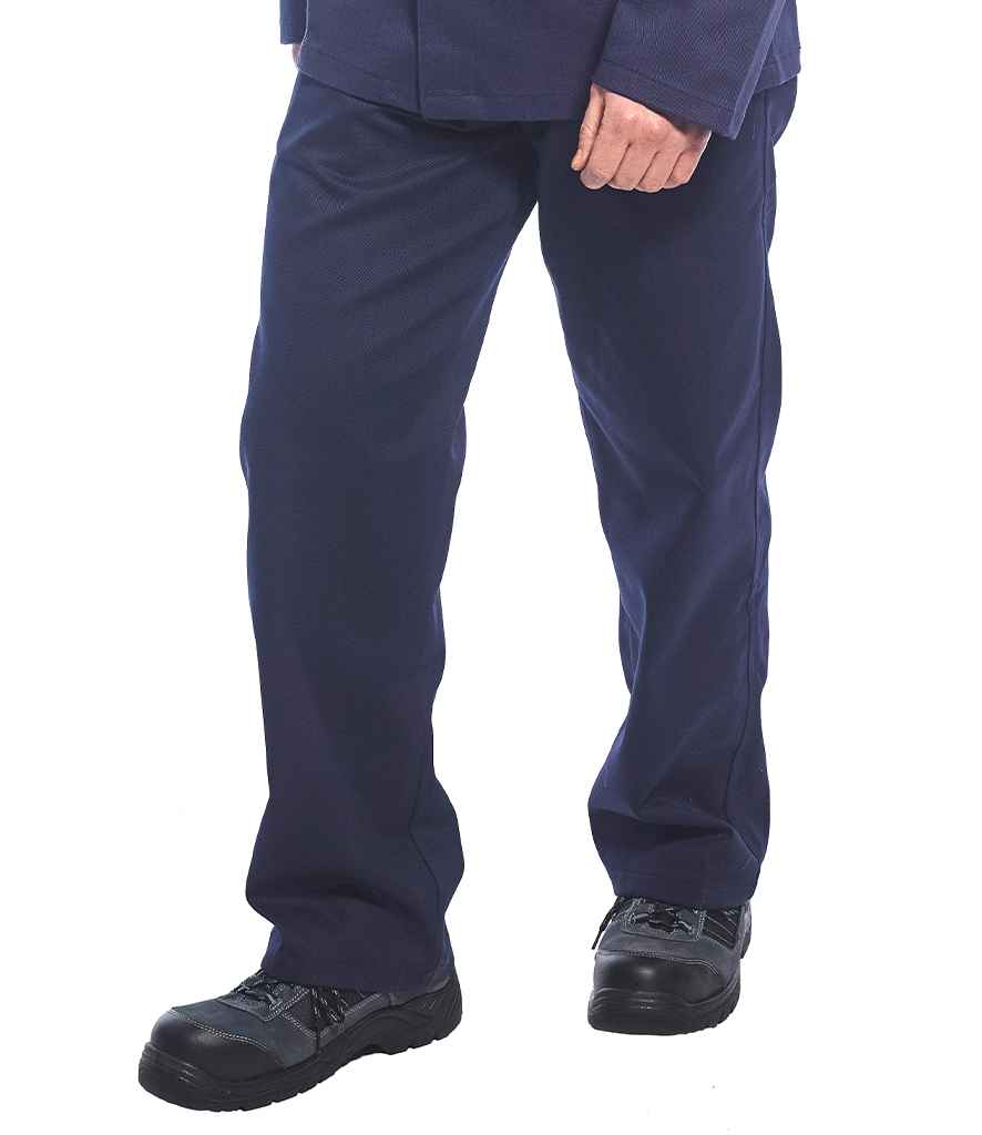 Portwest Bizweld™ Flame Resistant Trousers | Navy - Lancashire Teamwear