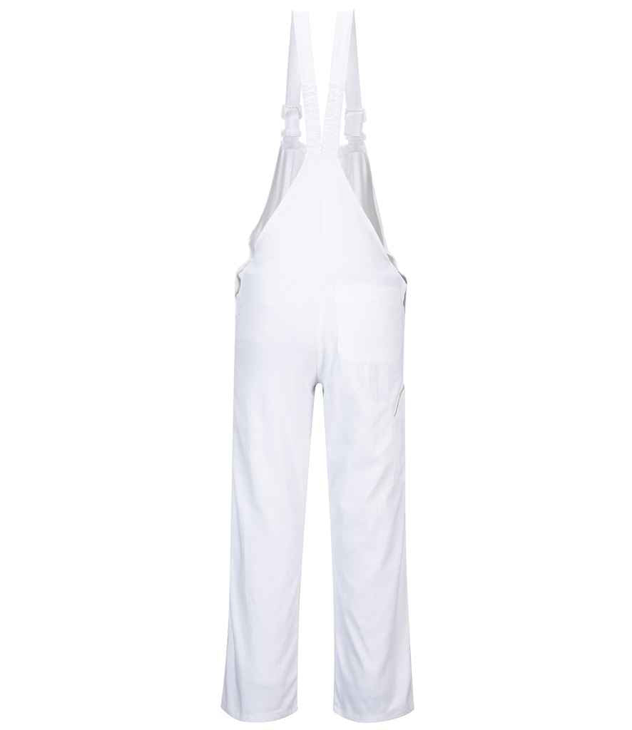 Portwest Bolton Painters Bib N Brace | White Coverall - Lancashire Teamwear
