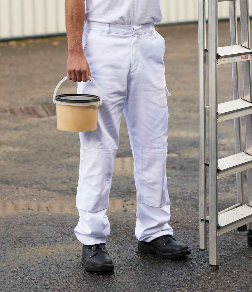 Portwest Painters Trousers | White - Lancashire Teamwear