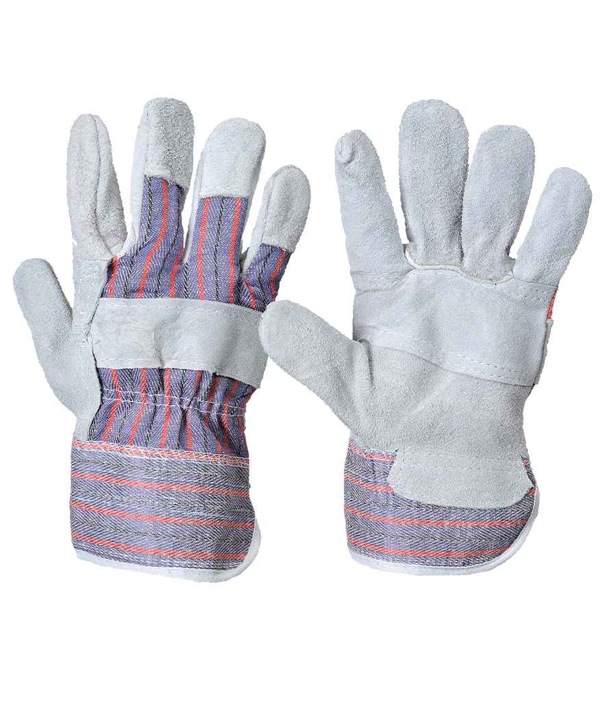Portwest Canadian Rigger Gloves | Grey - Lancashire Teamwear