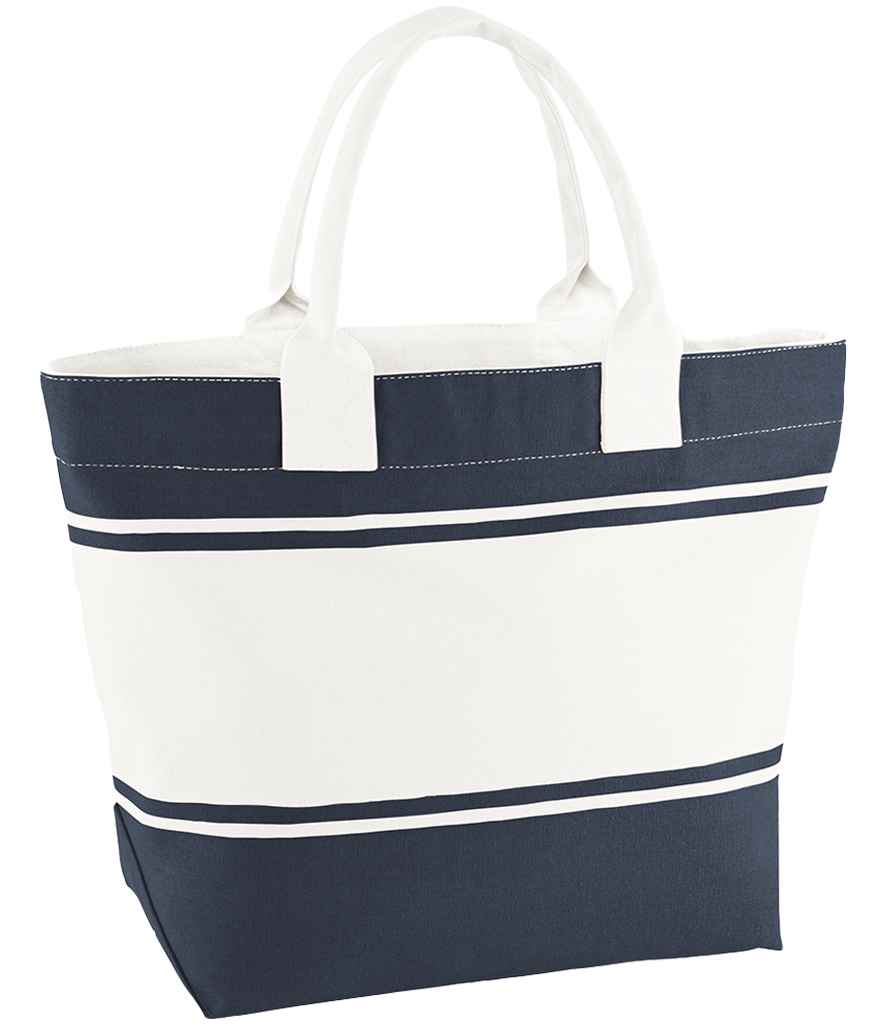 Quadra Canvas Deck Bag | Navy/Off White - Lancashire Teamwear