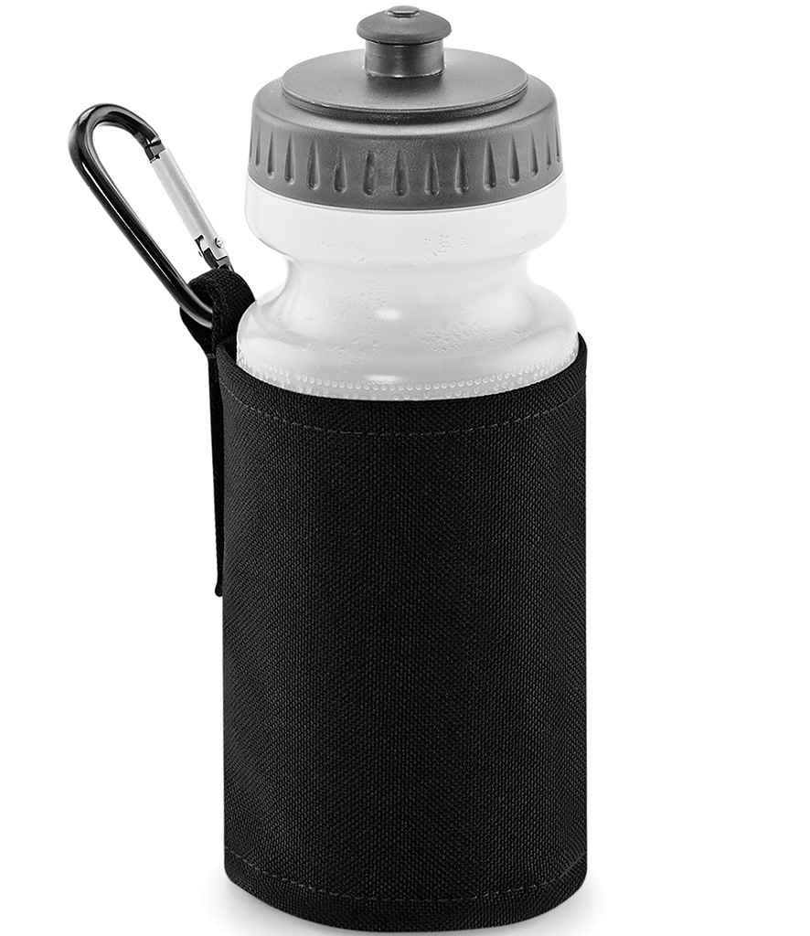 Quadra Water Bottle and Holder | Black Accessory - Lancashire Teamwear