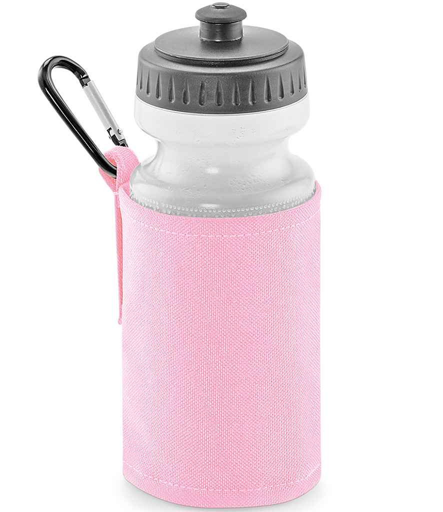 Quadra Water Bottle and Holder | Classic Pink Accessory - Lancashire Teamwear
