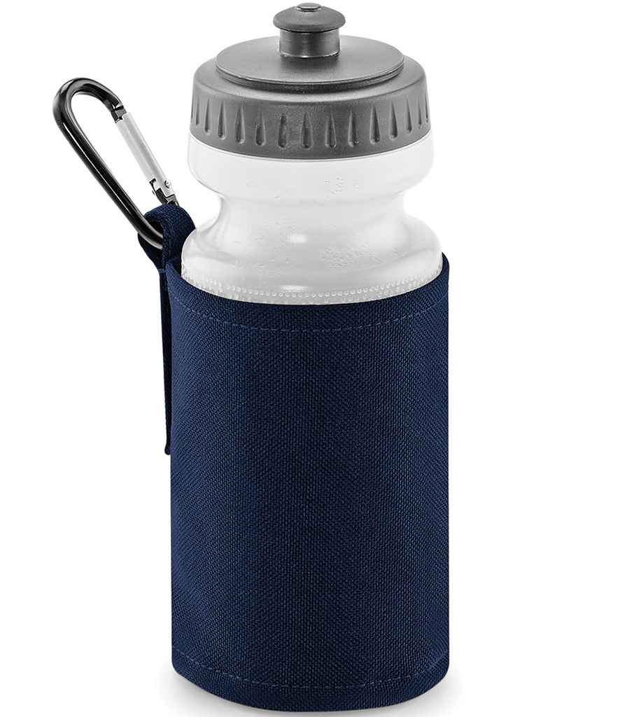 Quadra Water Bottle and Holder | French Navy Accessory - Lancashire Teamwear