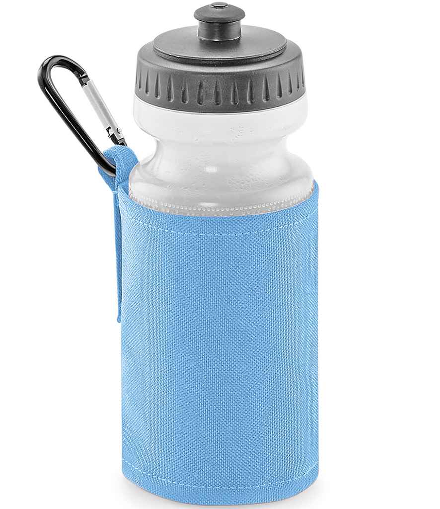 Quadra Water Bottle and Holder | Sky Blue Accessory - Lancashire Teamwear