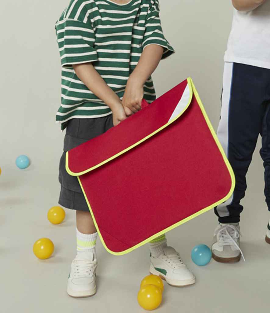 Quadra Enhanced-Viz Book Bag | Classic Red - Lancashire Teamwear