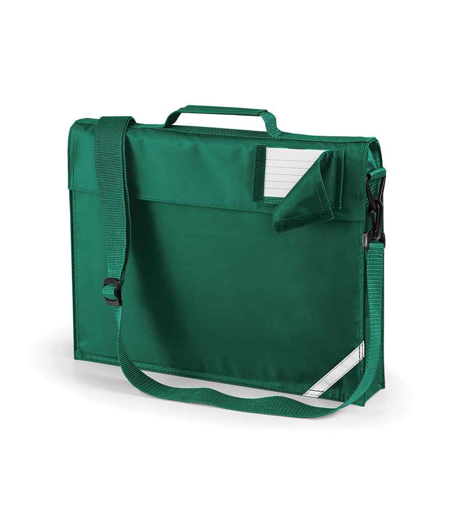Quadra Junior Book Bag with Strap Bottle Green