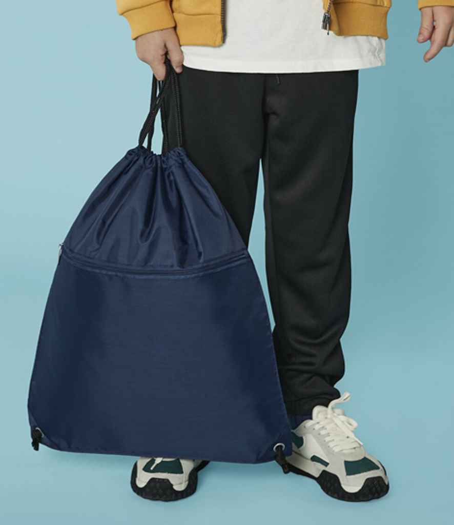 Quadra Premium Gymsac | French Navy Bag - Lancashire Teamwear