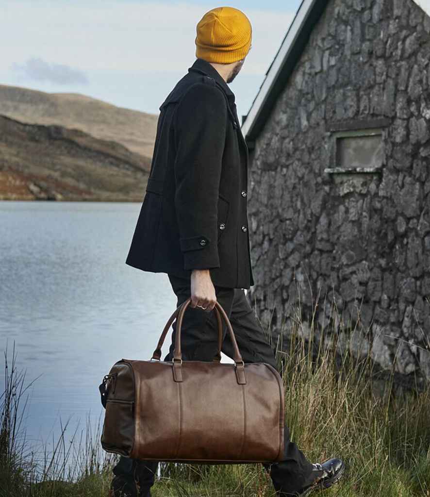 Quadra NuHide® Garment Weekender | Tan Bag - Lancashire Teamwear