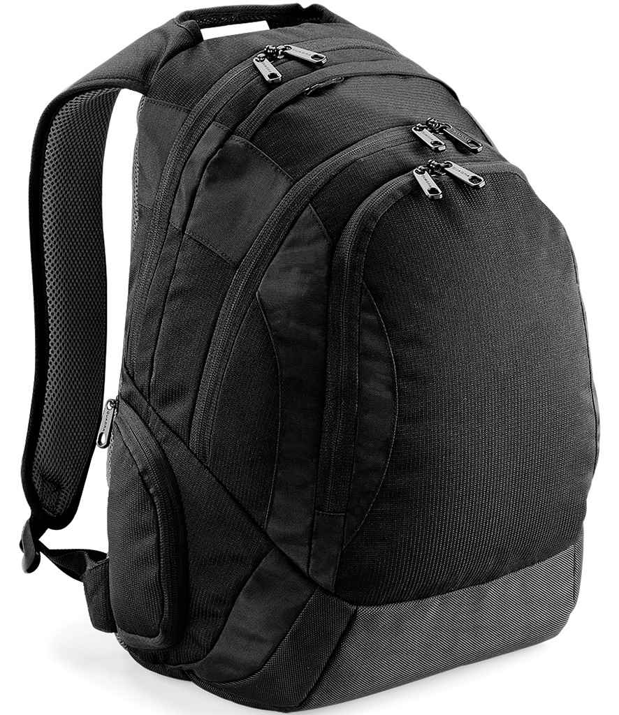 Quadra Vessel™ Laptop Backpack | Black Bag - Lancashire Teamwear