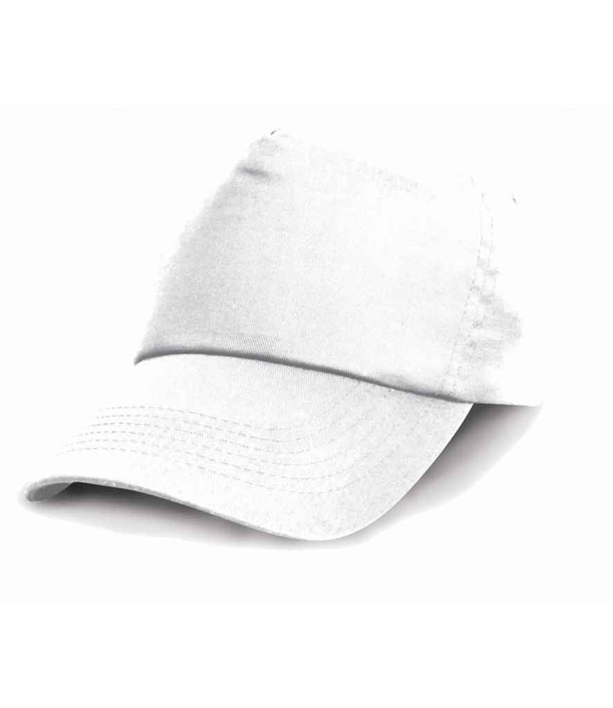Result Kids Cotton Cap | White - Result Headwear Headwear - Lancashire Teamwear