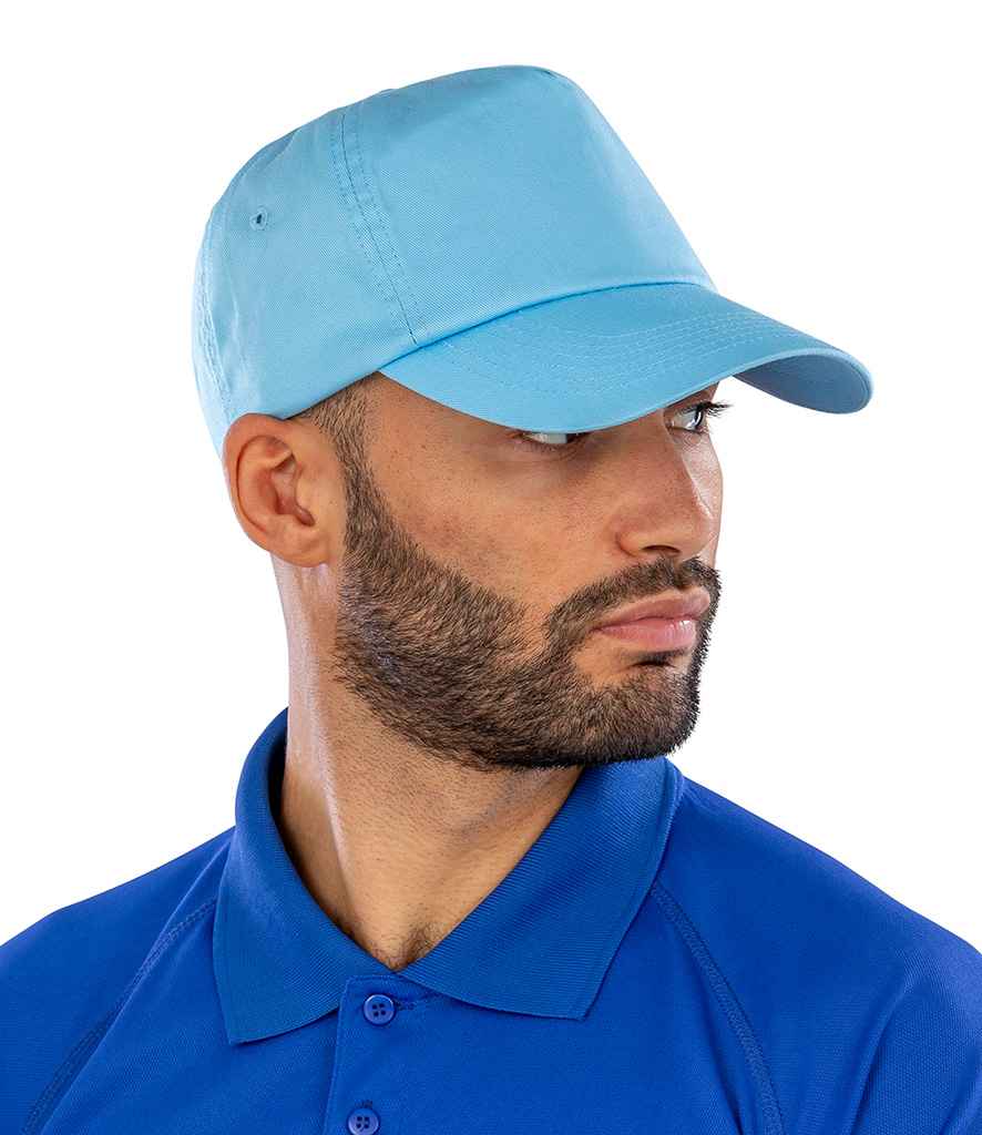 Result Cotton Cap | Sky - Result Headwear Headwear - Lancashire Teamwear