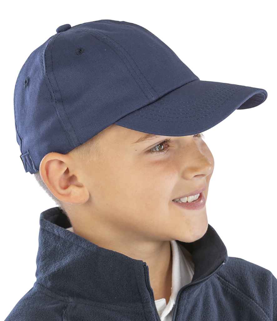 Result Kids Low Profile Cotton Cap | Navy - Result Headwear Headwear - Lancashire Teamwear