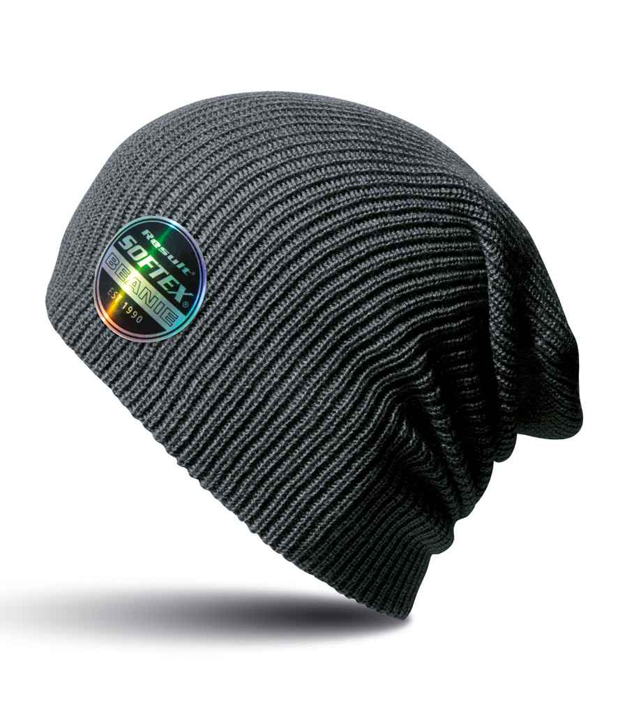 Result Core Softex® Beanie | Charcoal - Result Winter Essentials Headwear - Lancashire Teamwear
