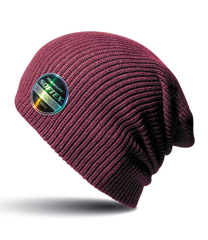 Result Core Softex® Beanie | Claret - Result Winter Essentials Headwear - Lancashire Teamwear
