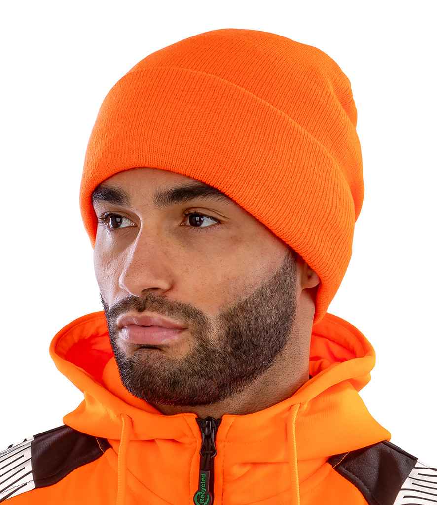 Result Woolly Ski Hat with Thinsulate™ Insulation | Fluorescent Orange - Result Winter Essentials Headwear - Lancashire Te...