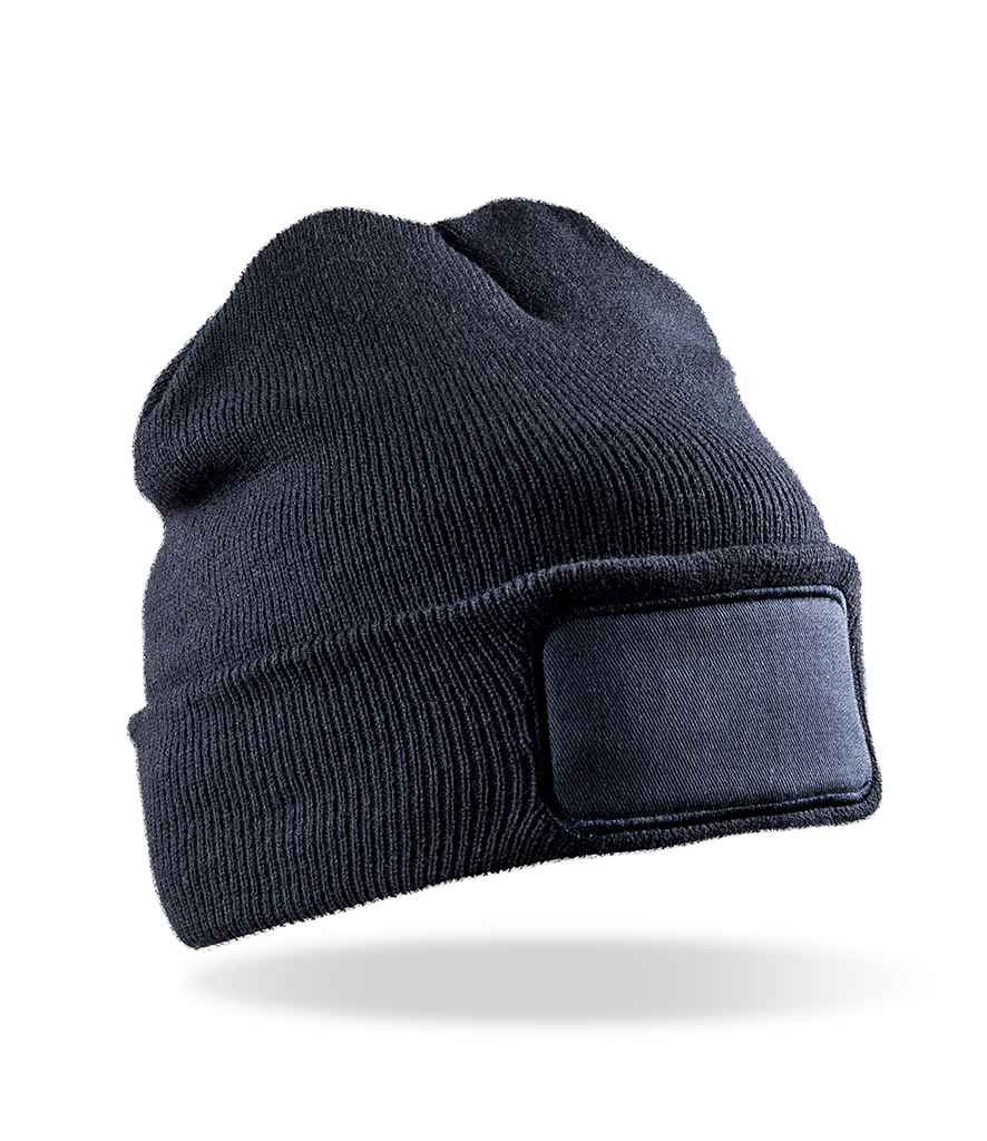 Result Double Knit Thinsulate™ Printers Beanie Navy