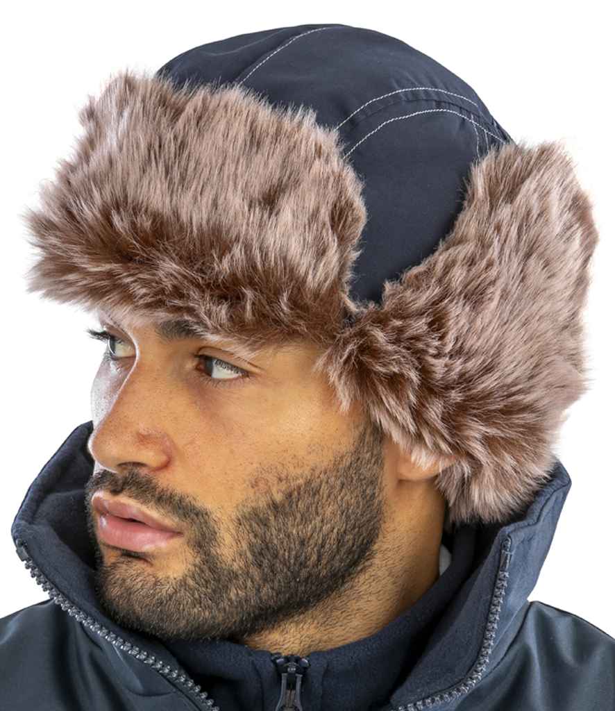 Result Classic Sherpa Hat | Midnight Navy - Result Winter Essentials Headwear - Lancashire Teamwear