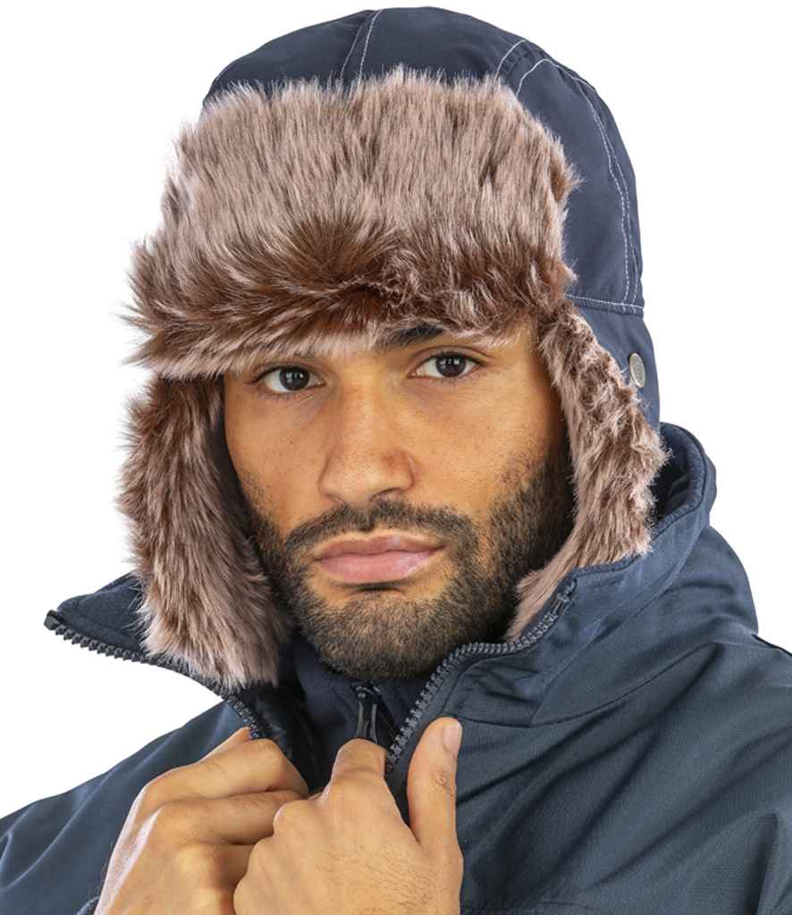 Result Classic Sherpa Hat | Midnight Navy - Result Winter Essentials Headwear - Lancashire Teamwear