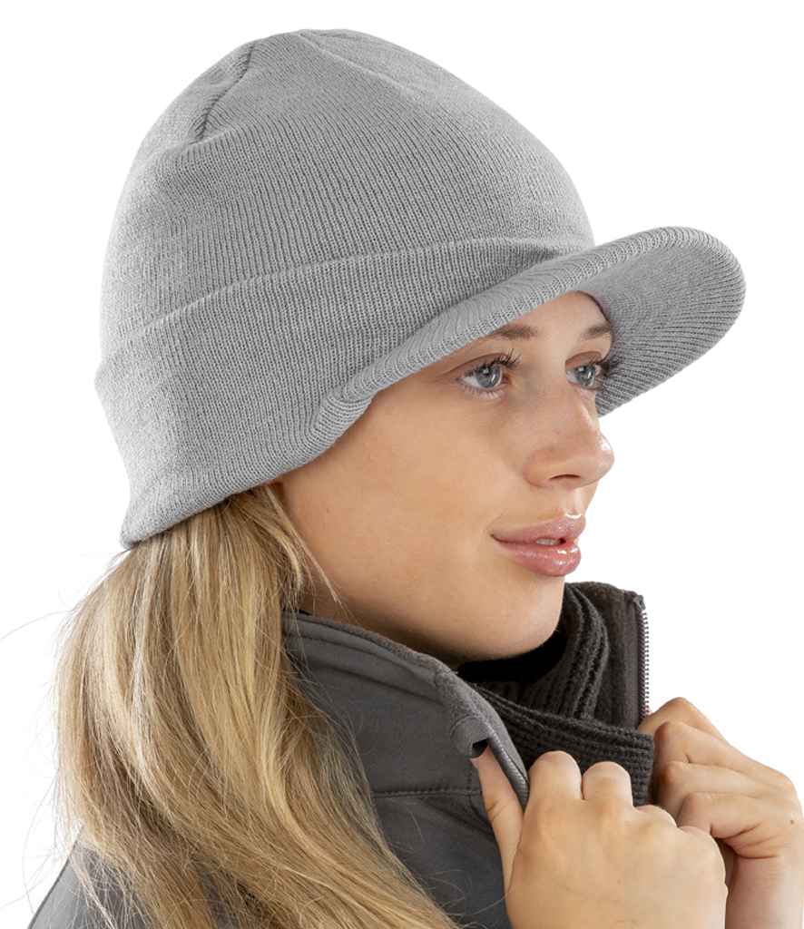 Result Esco Army Knitted Hat | Cool Grey - Result Winter Essentials Headwear - Lancashire Teamwear