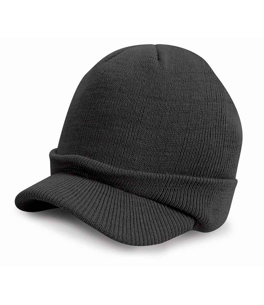 Result Esco Army Knitted Hat | Charcoal - Result Winter Essentials Headwear - Lancashire Teamwear