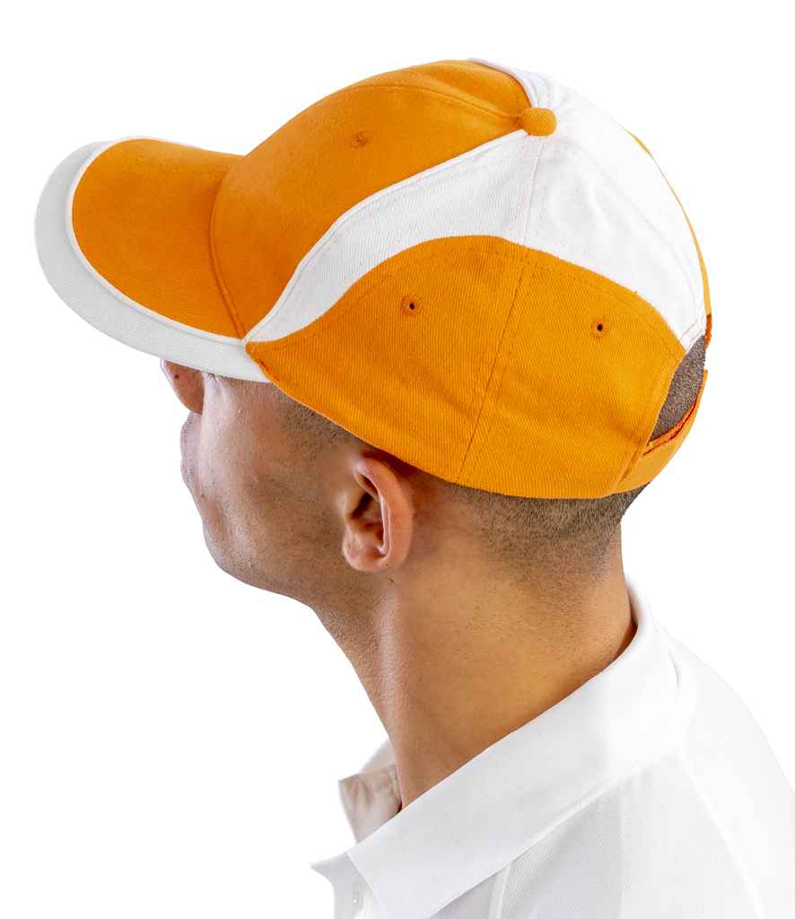 Result National Cap | Orange/White - Result Headwear Headwear - Lancashire Teamwear