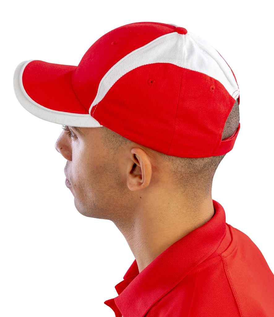 Result National Cap | Red/White - Result Headwear Headwear - Lancashire Teamwear