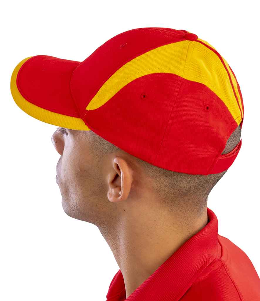 Result National Cap | Red/Yellow - Result Headwear Headwear - Lancashire Teamwear